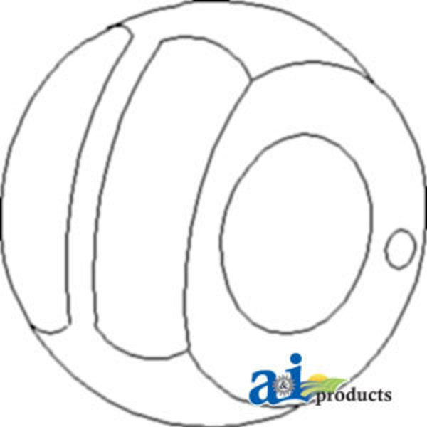 A & I Products Ball, Replacement, Cat I 2" x2" x1.5" A-886428M1